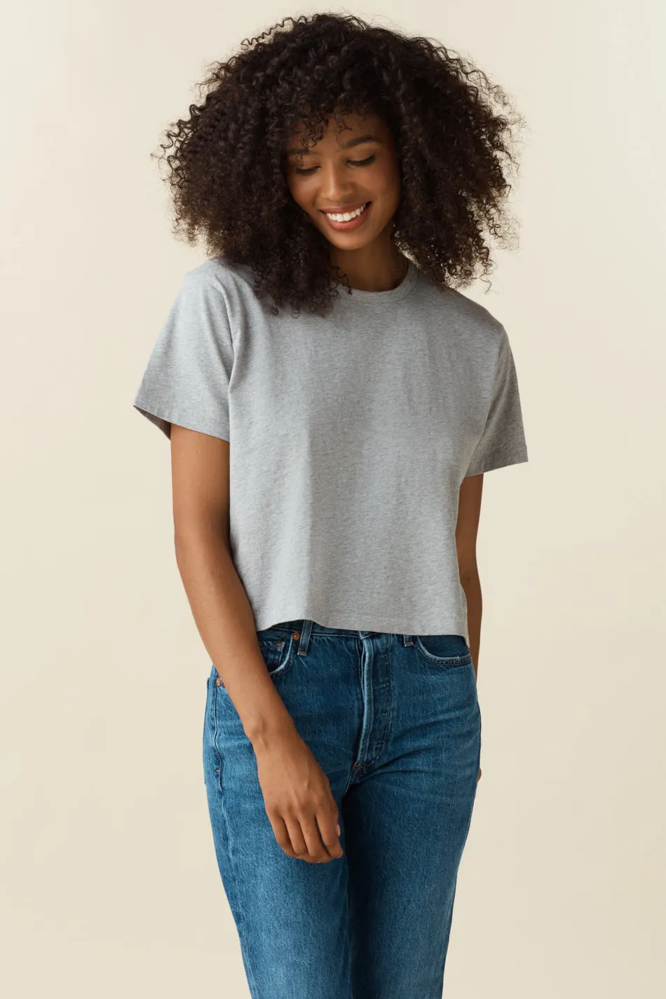 The Boxy Cropped Tee