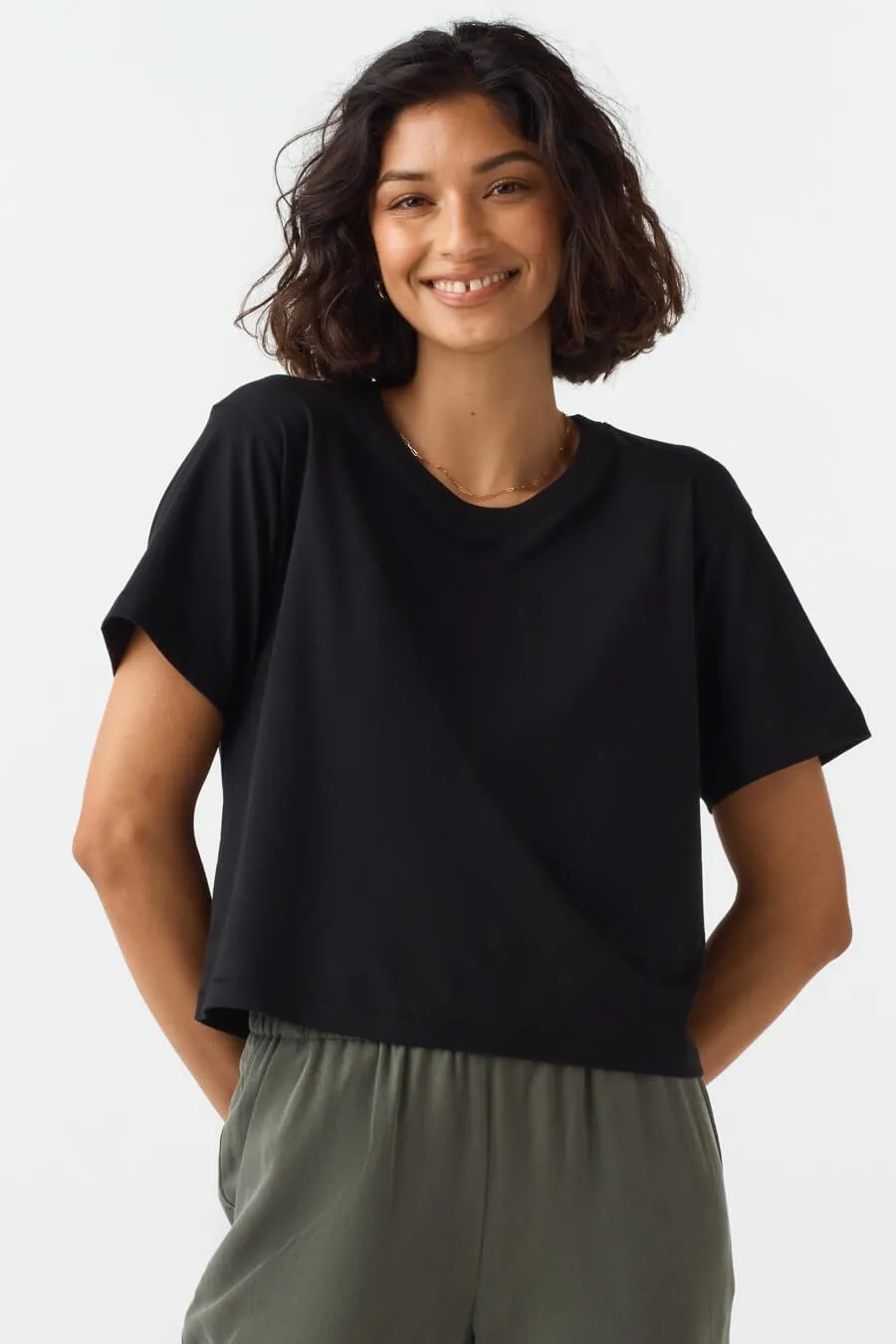 The Boxy Cropped Tee