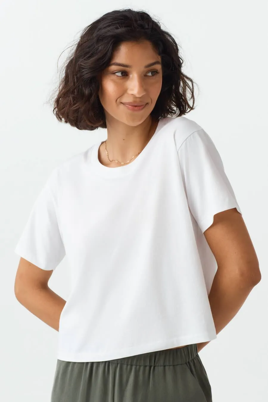 The Boxy Cropped Tee