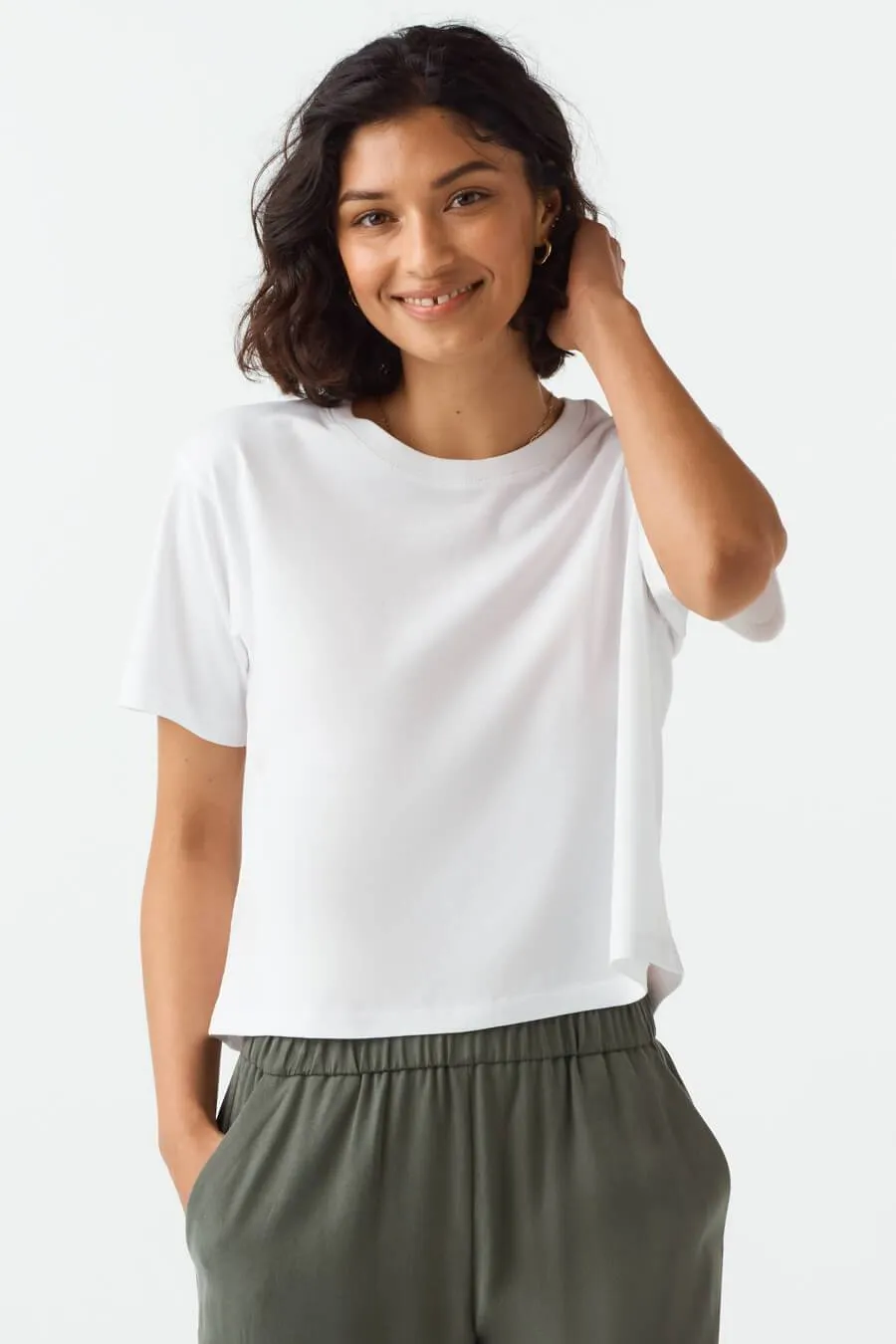 The Boxy Cropped Tee
