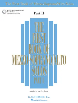The First Book of Mezzo-Soprano/Alto Solos - Part II (Book/Online Audio)
