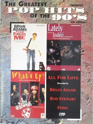 The Greatest Pop Hits of the '90s, 4th Edition, For Trumpet