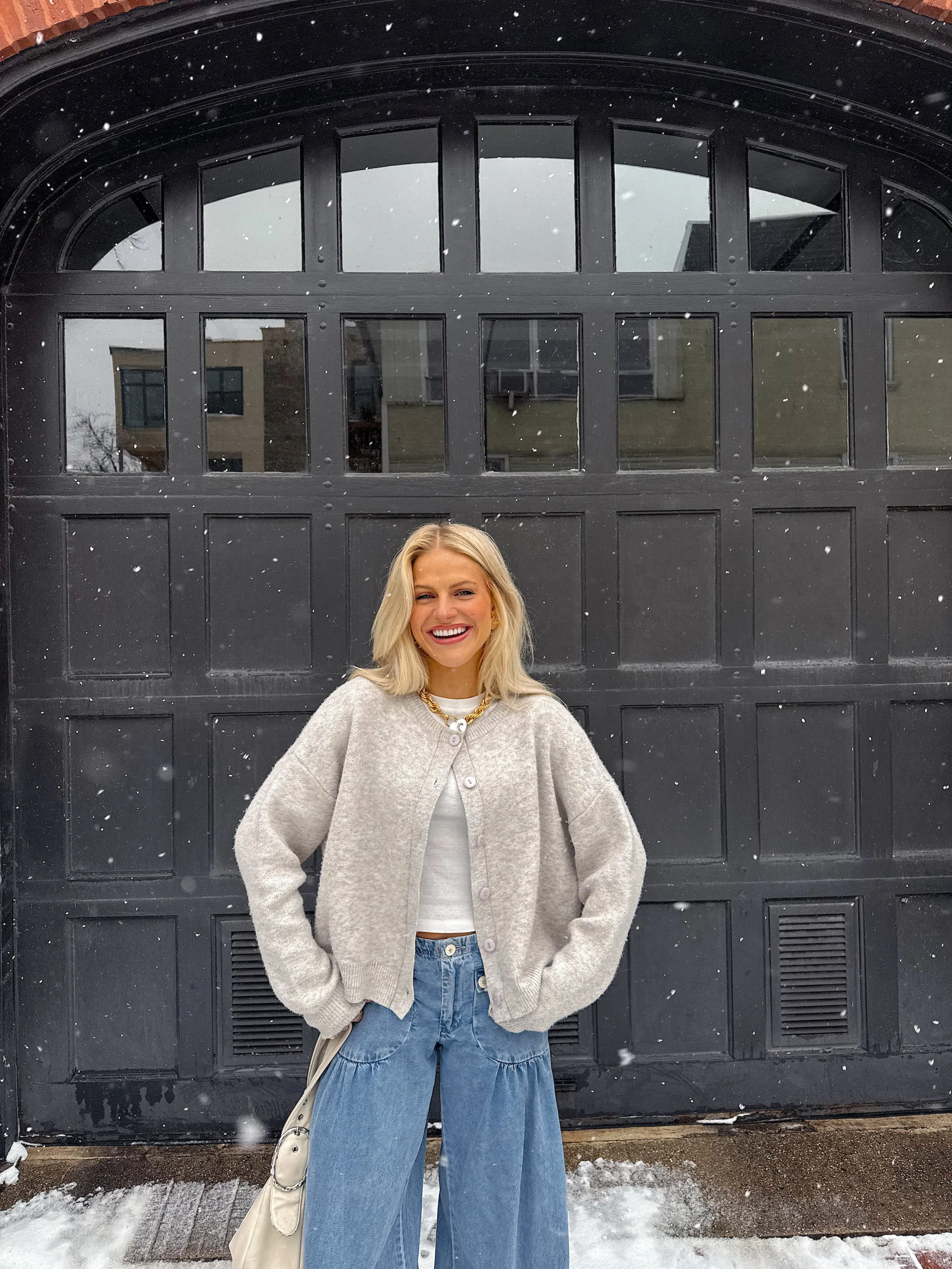 The Kennedy Cardigan // Gray