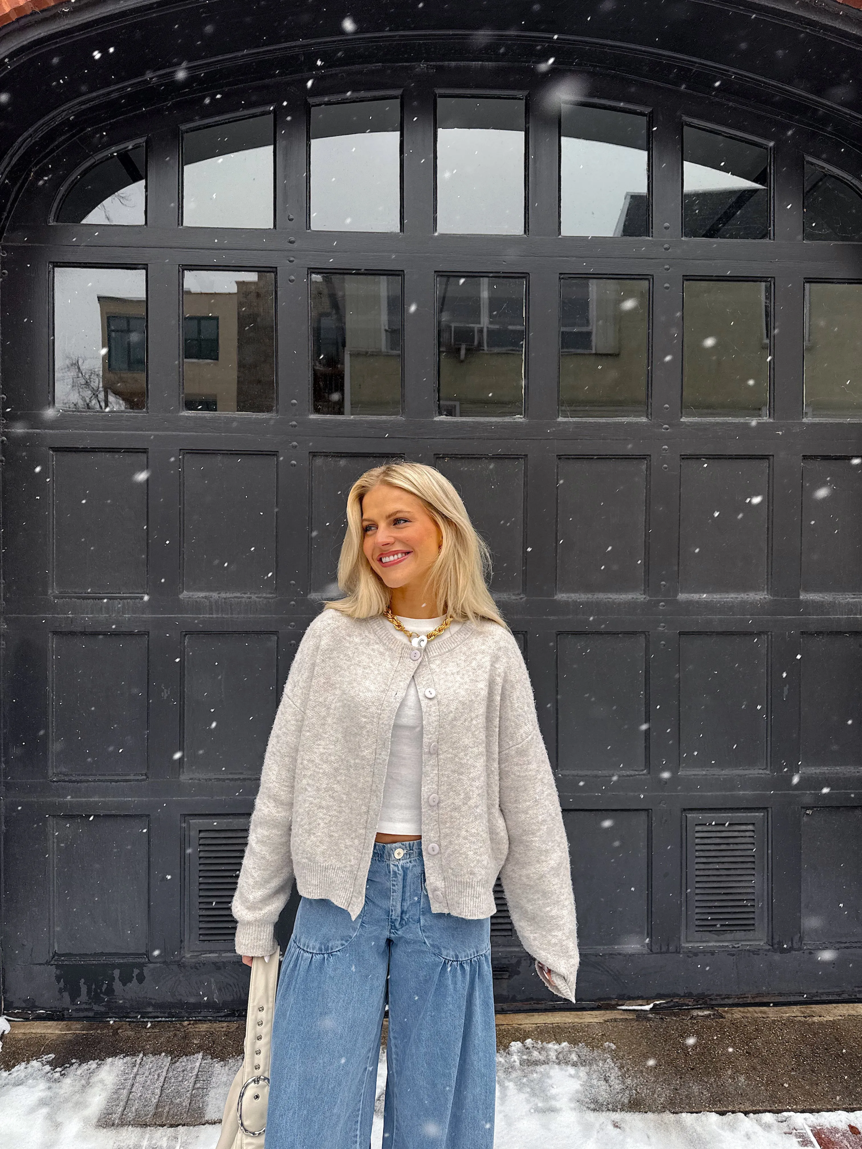 The Kennedy Cardigan // Gray