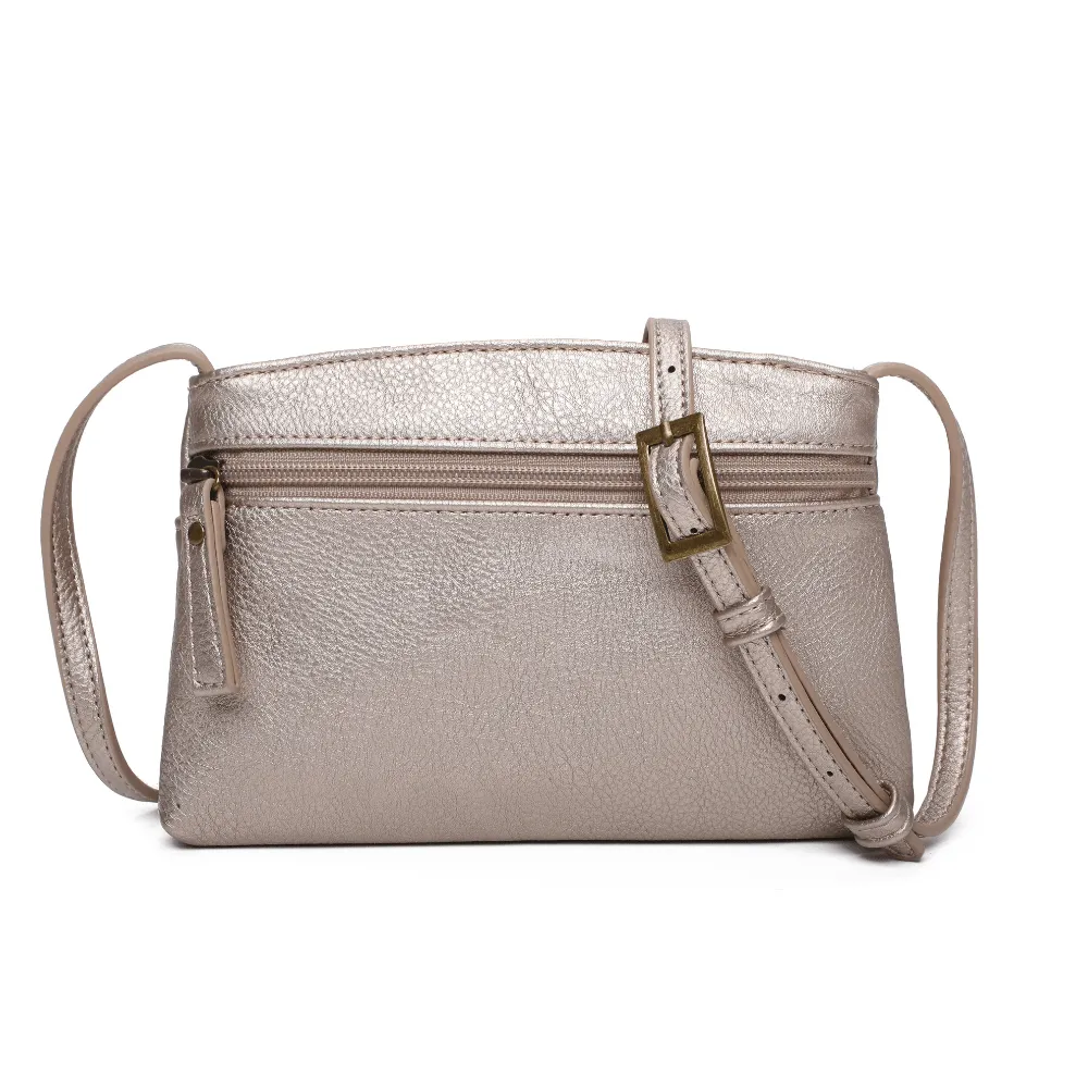 The Original Vegan Leather Crossbody Pouch | Champagne