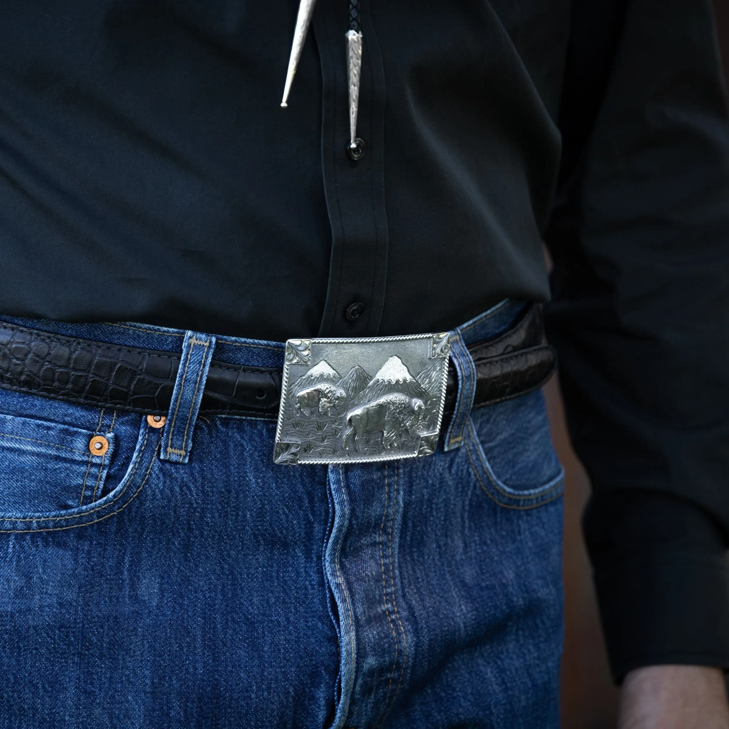 The Roaming Bison Trophy Buckle