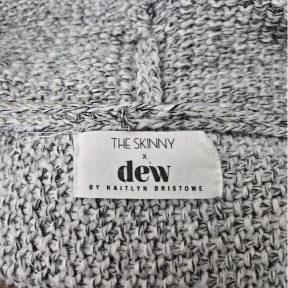 The Skinny x DEW by Kaitlyn Bristowe The Erinn Boyfriend Cardigan - GUNMETAL