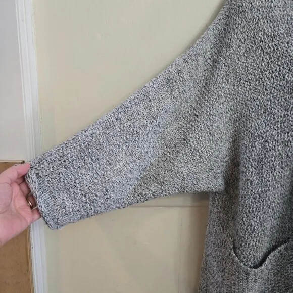 The Skinny x DEW by Kaitlyn Bristowe The Erinn Boyfriend Cardigan - GUNMETAL
