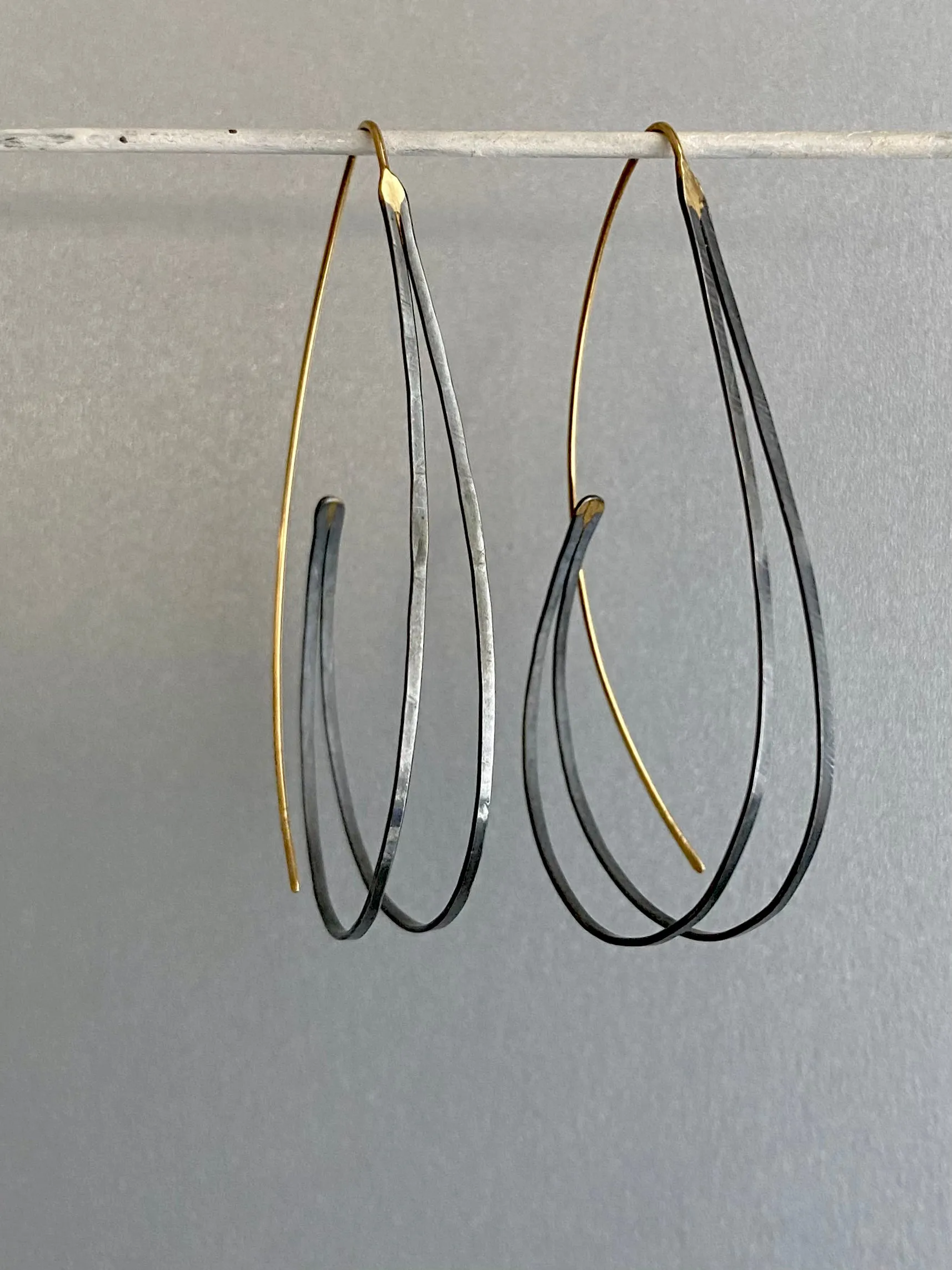 The XLarge DFH, Oxidized Silver & 18k Gold