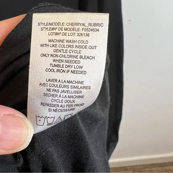 Theory Black Cherryal Jersey Maxi Dress