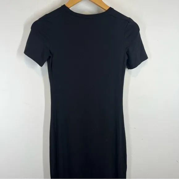 Theory Black Cherryal Jersey Maxi Dress