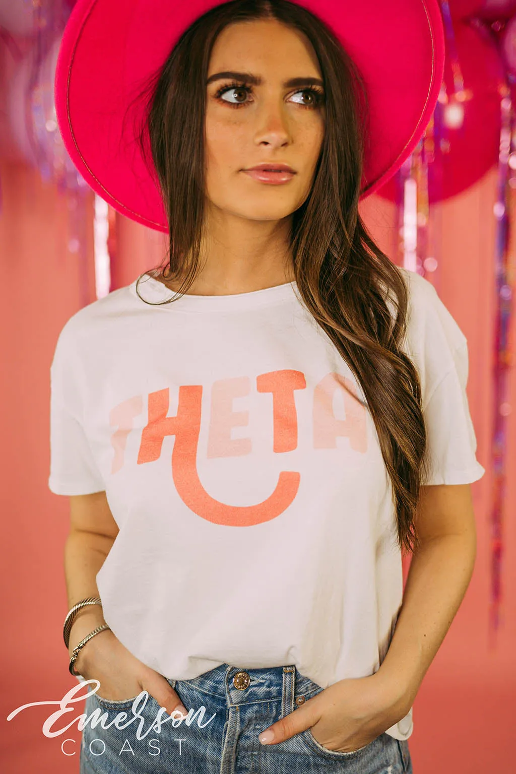 Theta Colorful Recruitment Tee