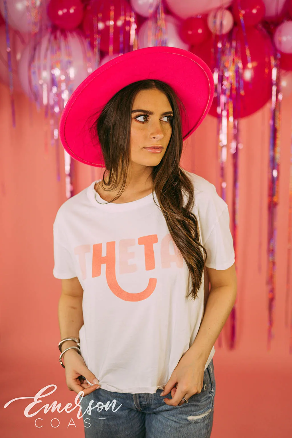 Theta Colorful Recruitment Tee