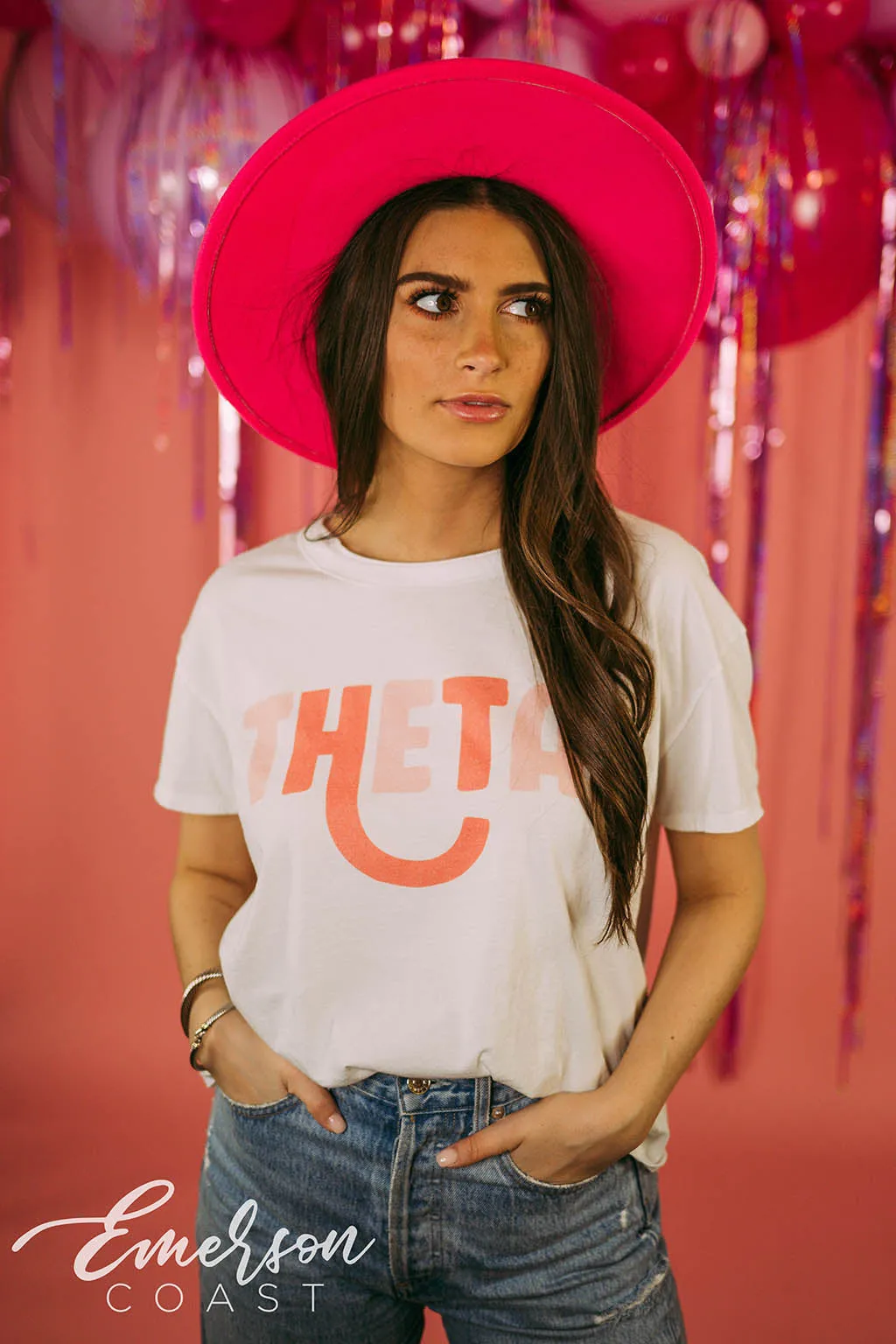 Theta Colorful Recruitment Tee