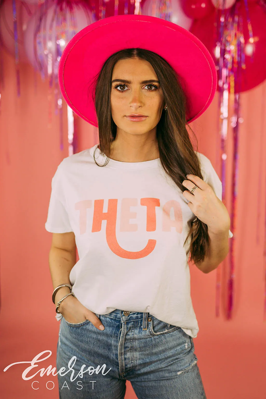 Theta Colorful Recruitment Tee