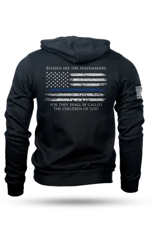 Thin Blue Line - Full-Zip Hoodie