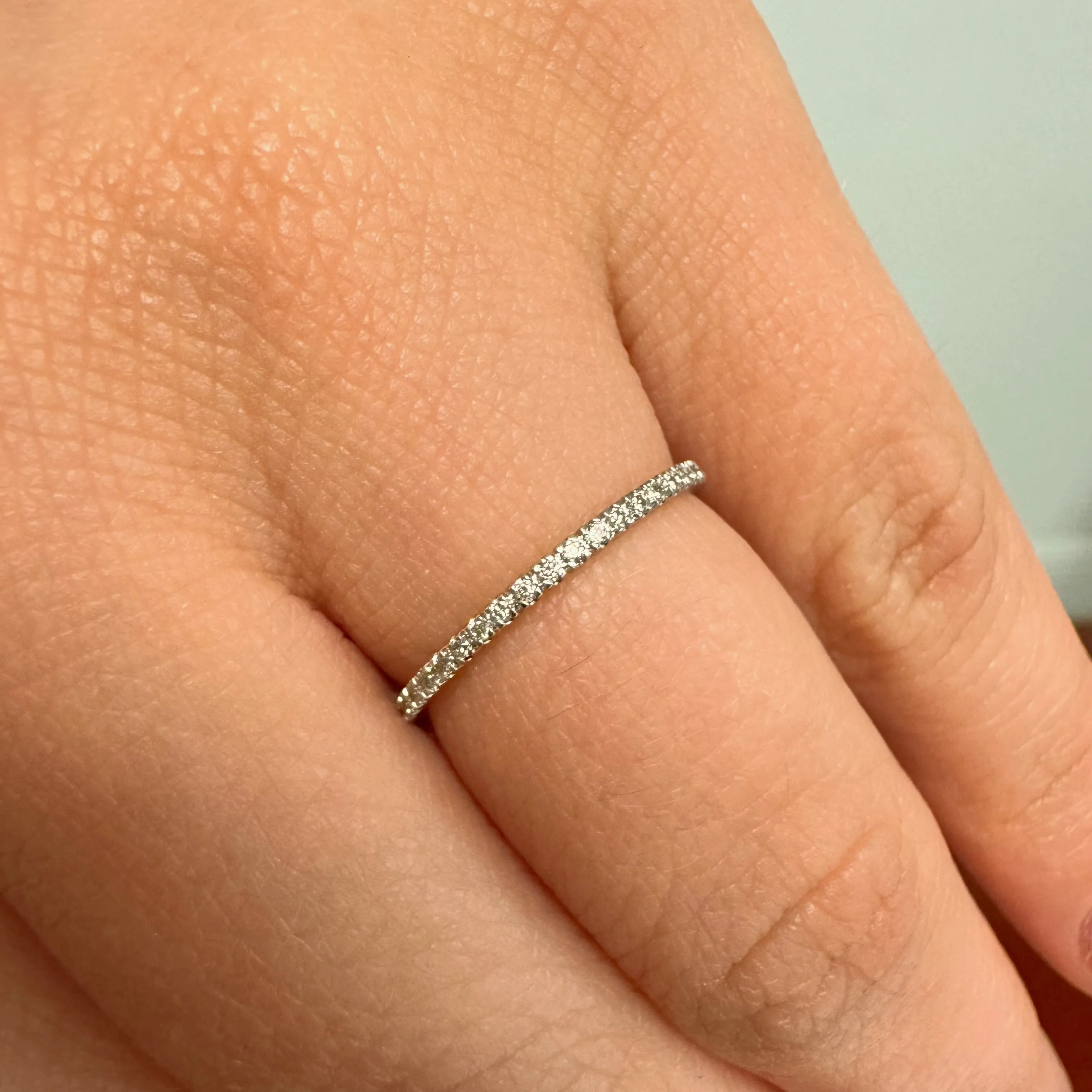 Thin Diamond Ring Band