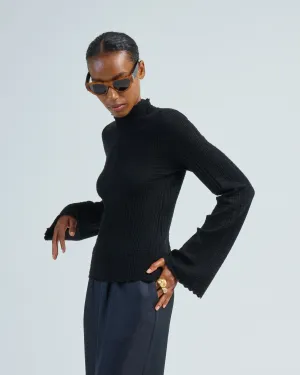 thin lace turtleneck