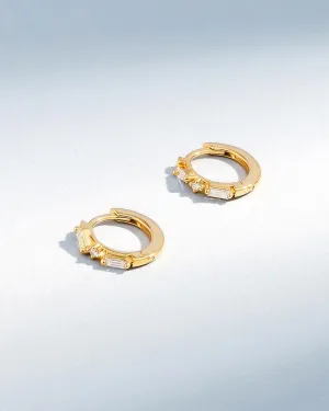Thin Mix Diamond Huggies