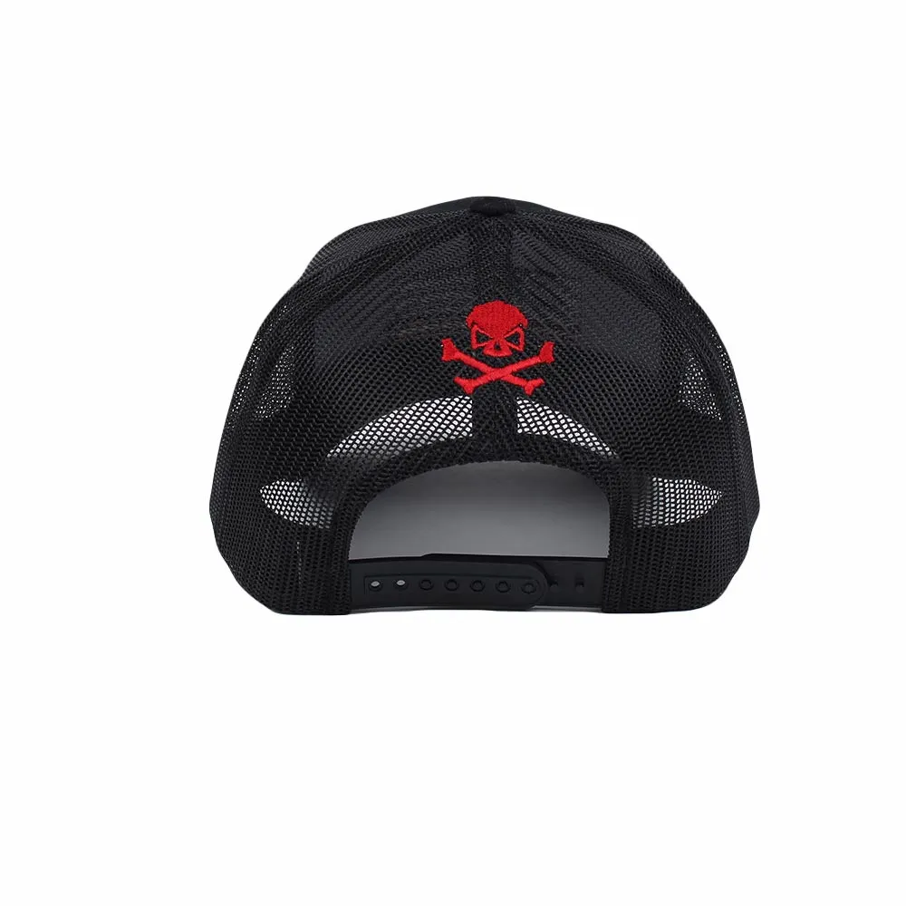 Thin Red Line American Flag Trucker