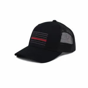 Thin Red Line American Flag Trucker