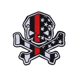 Thin Red Line Skull