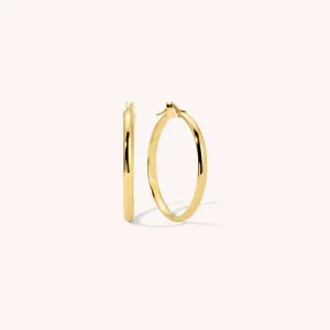 Thin Rounded Hoops