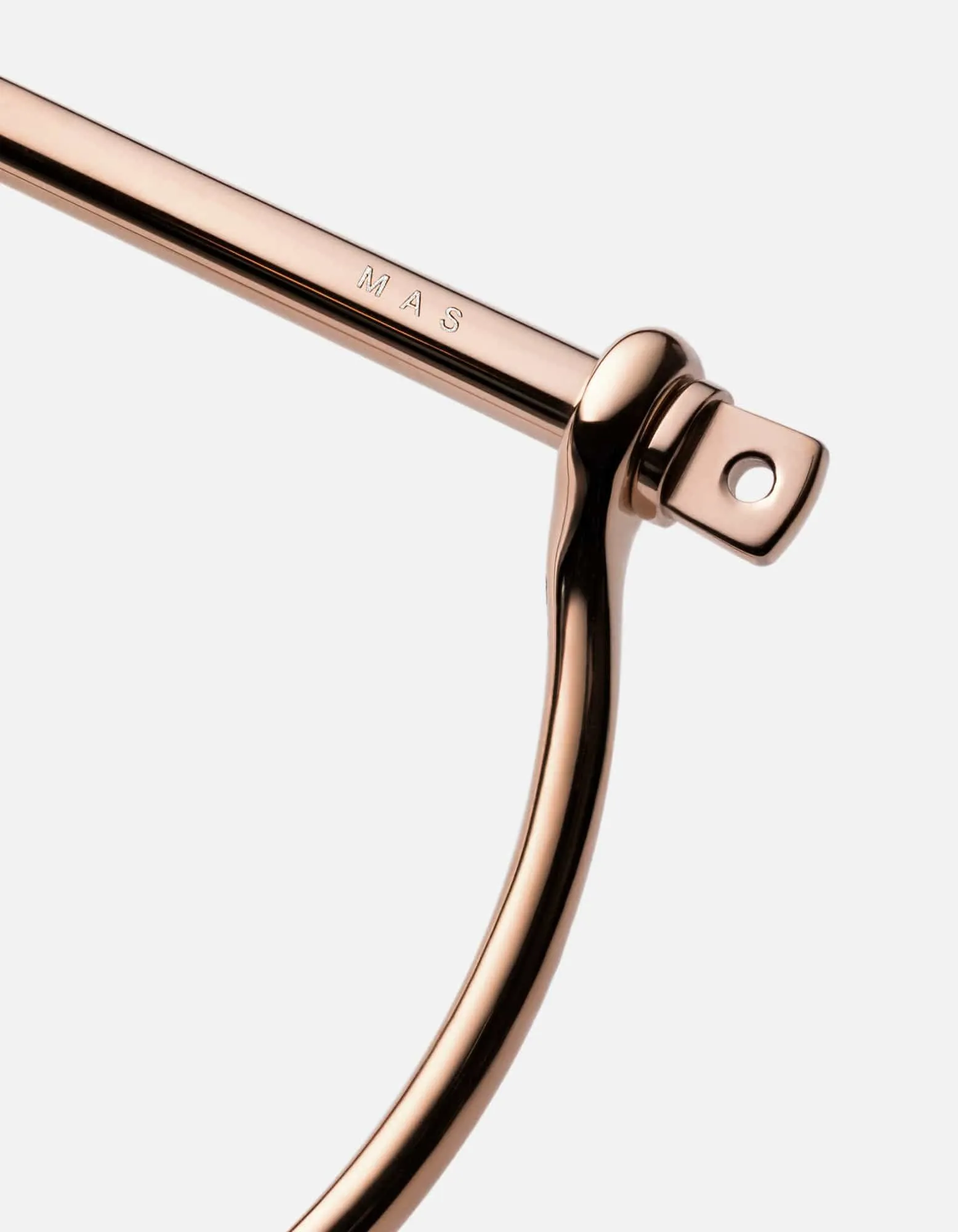 Thin Screw Cuff, 10k Rose
