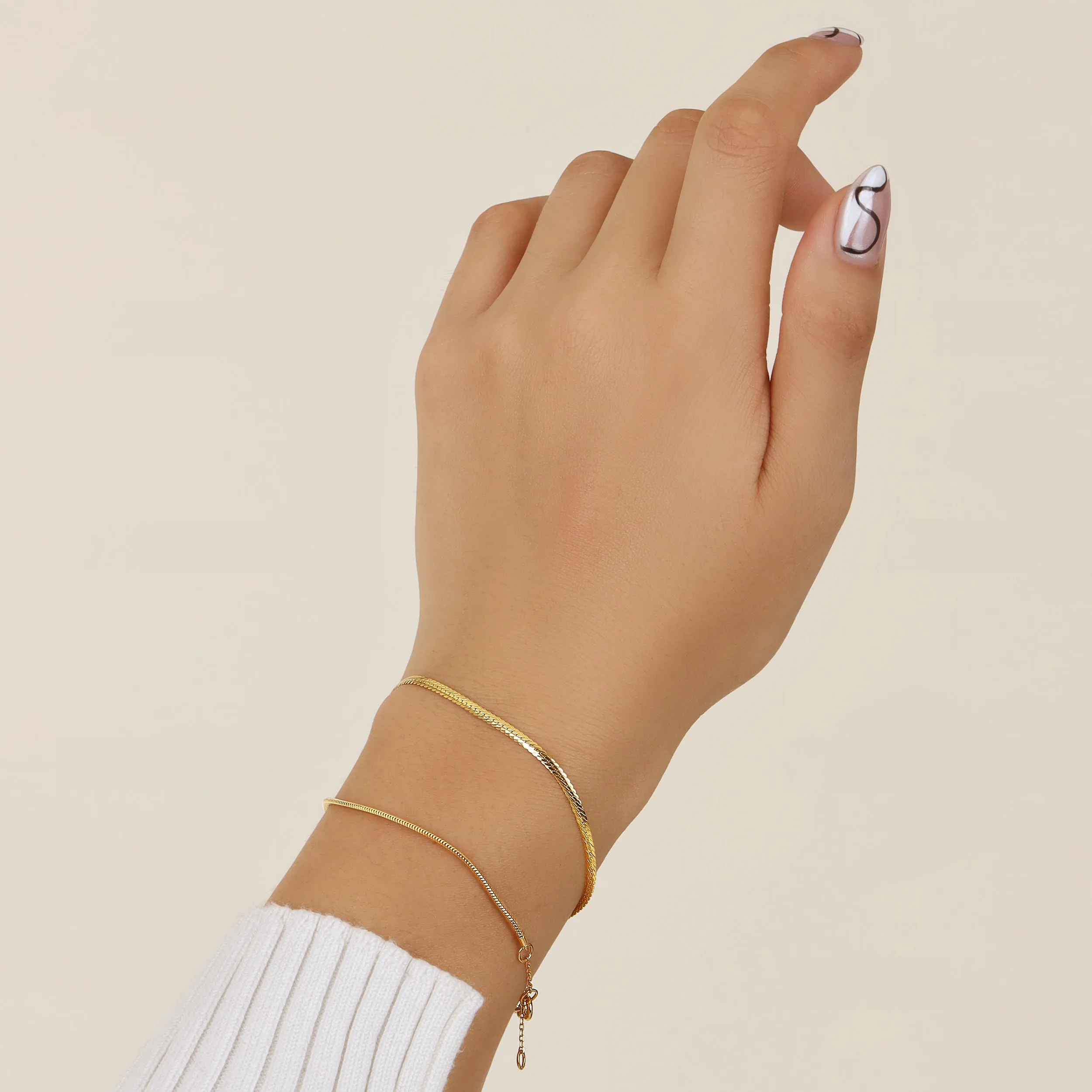 Thin Snake Bracelet