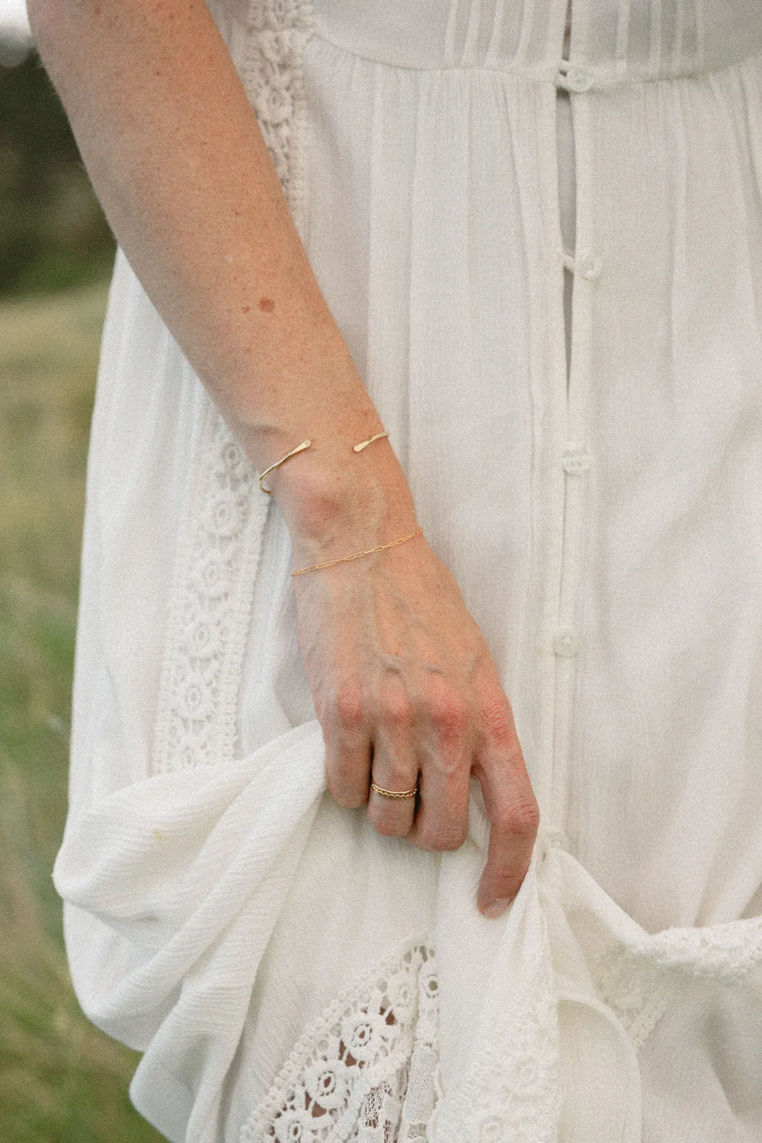 Thin Textured Ring