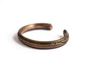 Thin Token Cuff, Shibuichi