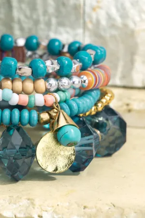Tidal Wave Stacked Stretch Bracelet