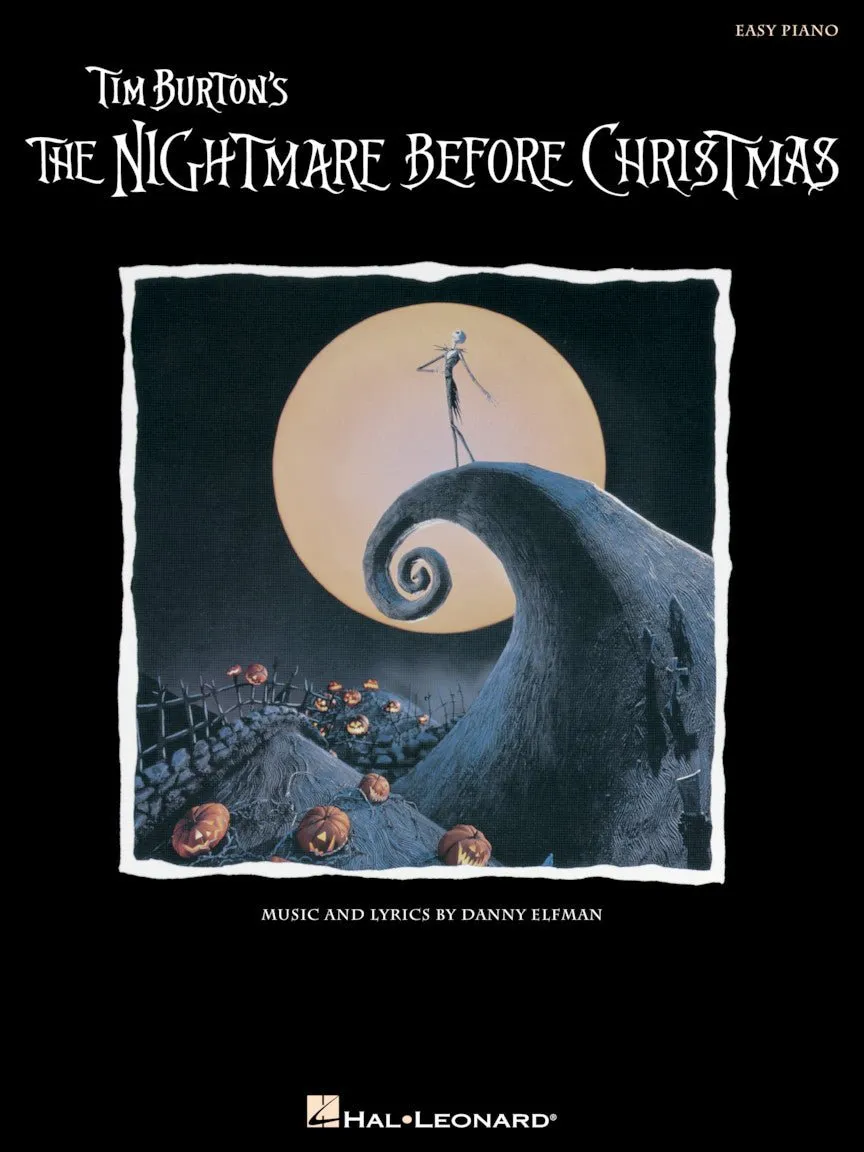 Tim Burton's  The Nightmare Before Christmas Easy Piano