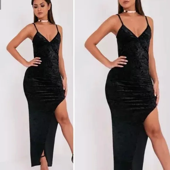 TJD Dress The Jetset Diaries NWT Velvet Saskia Maxi Dress Gown New XS New
