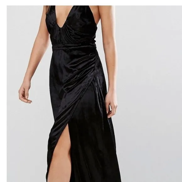 TJD Dress The Jetset Diaries NWT Velvet Saskia Maxi Dress Gown New XS New