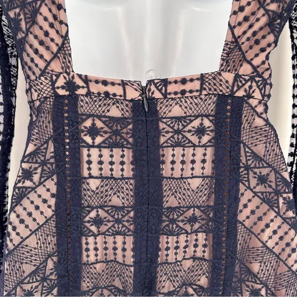 TJD The Jetset Diaries Eden Midnight Mini Dress Size Small