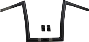Todds Cycle 0601-3987 1 1/4in. Handlebar - 12in. Ape - Flat Black