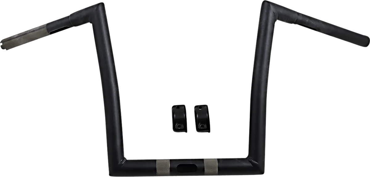 Todds Cycle 0601-3987 1 1/4in. Handlebar - 12in. Ape - Flat Black
