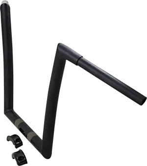 Todds Cycle 0601-3990 1 1/4in. Handlebar - 14in. Ape - Flat Black