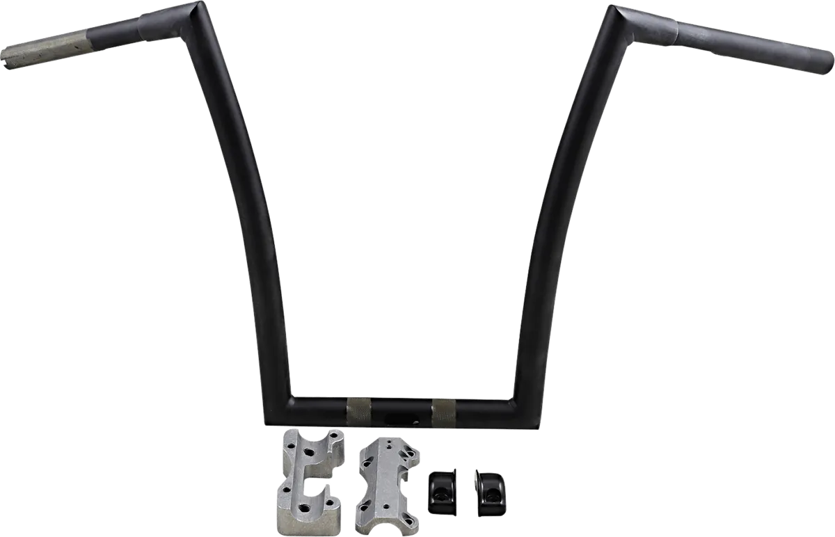 Todds Cycle 0601-3993 1 1/4in. Handlebar - 17in. Ape - Flat Black