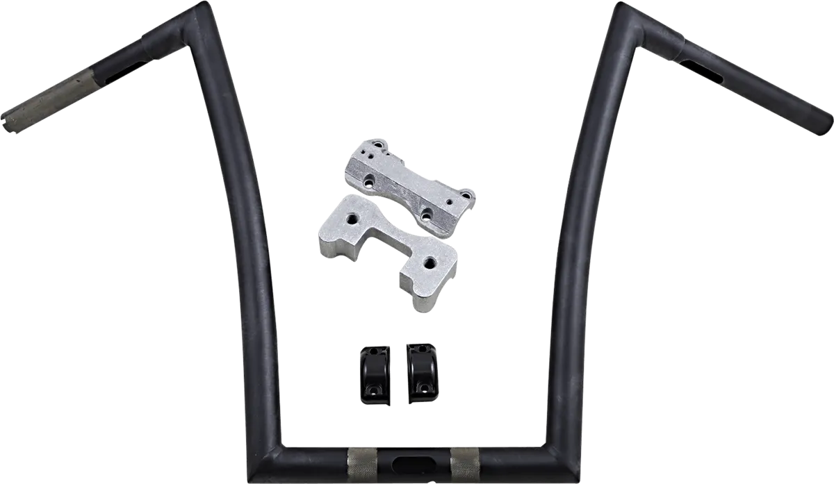 Todds Cycle 0601-3993 1 1/4in. Handlebar - 17in. Ape - Flat Black