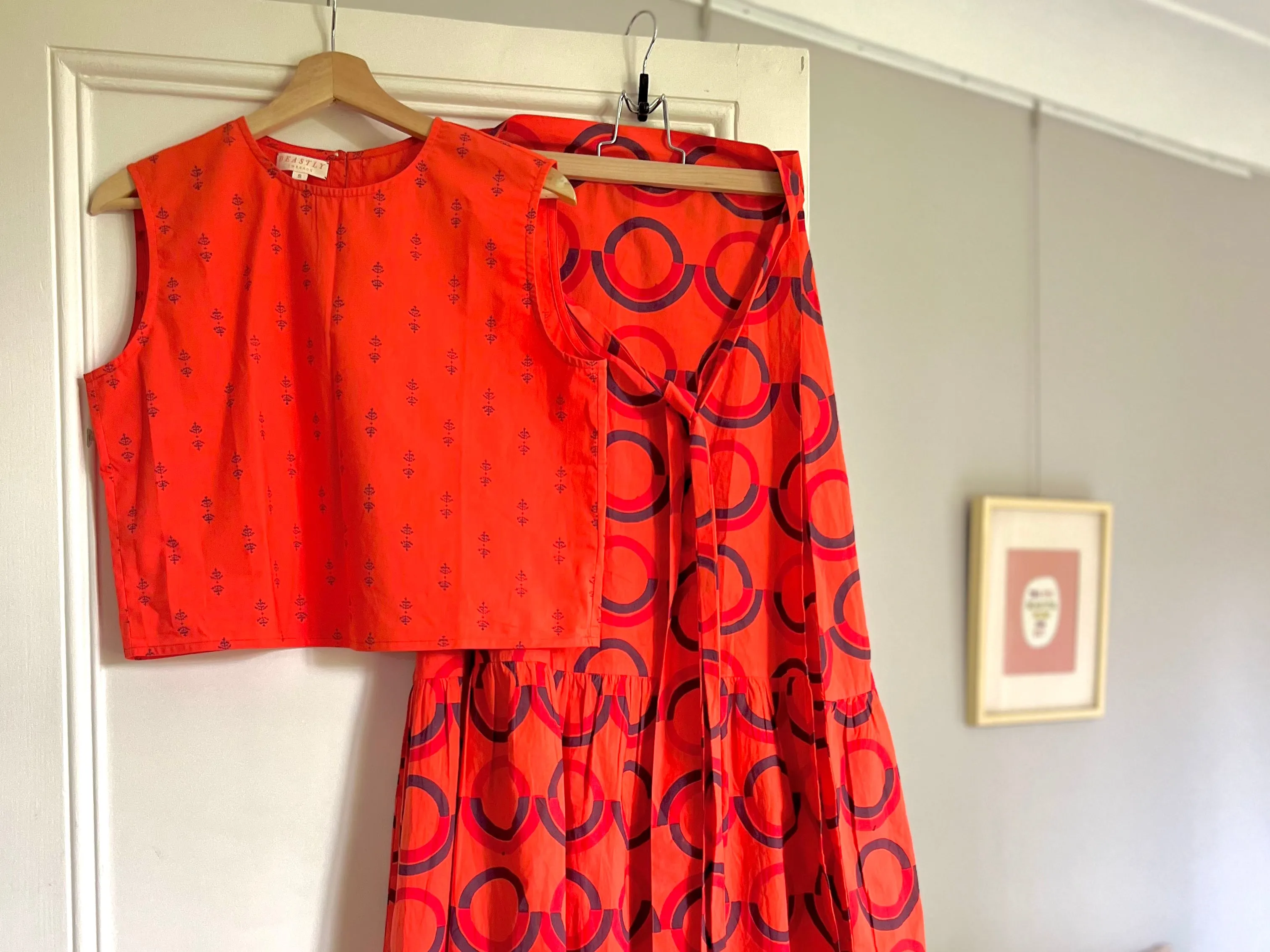 Tomato Staghorn Boxy Top