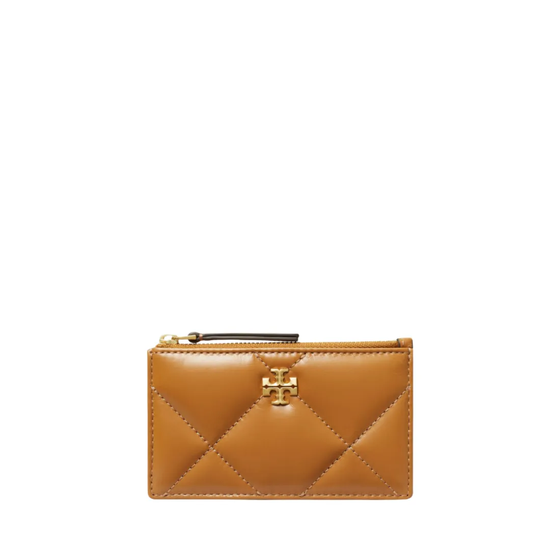 Tory Burch Kira Diamond Quilt Zip Card Case