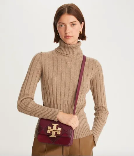 Tory Burch Red Eleanor Diamond Berry Multi 500 Bag -TB138990