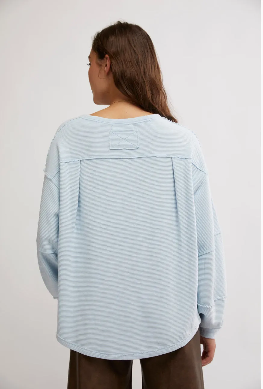 TOTAL ECLIPSE PULLOVER-ICE WATER