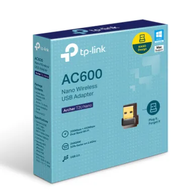 TP-Link Archer T2U Nano AC600 Nano Wireless USB Adapter
