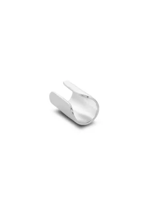 Tube 1.5 Ear Cuff Silver