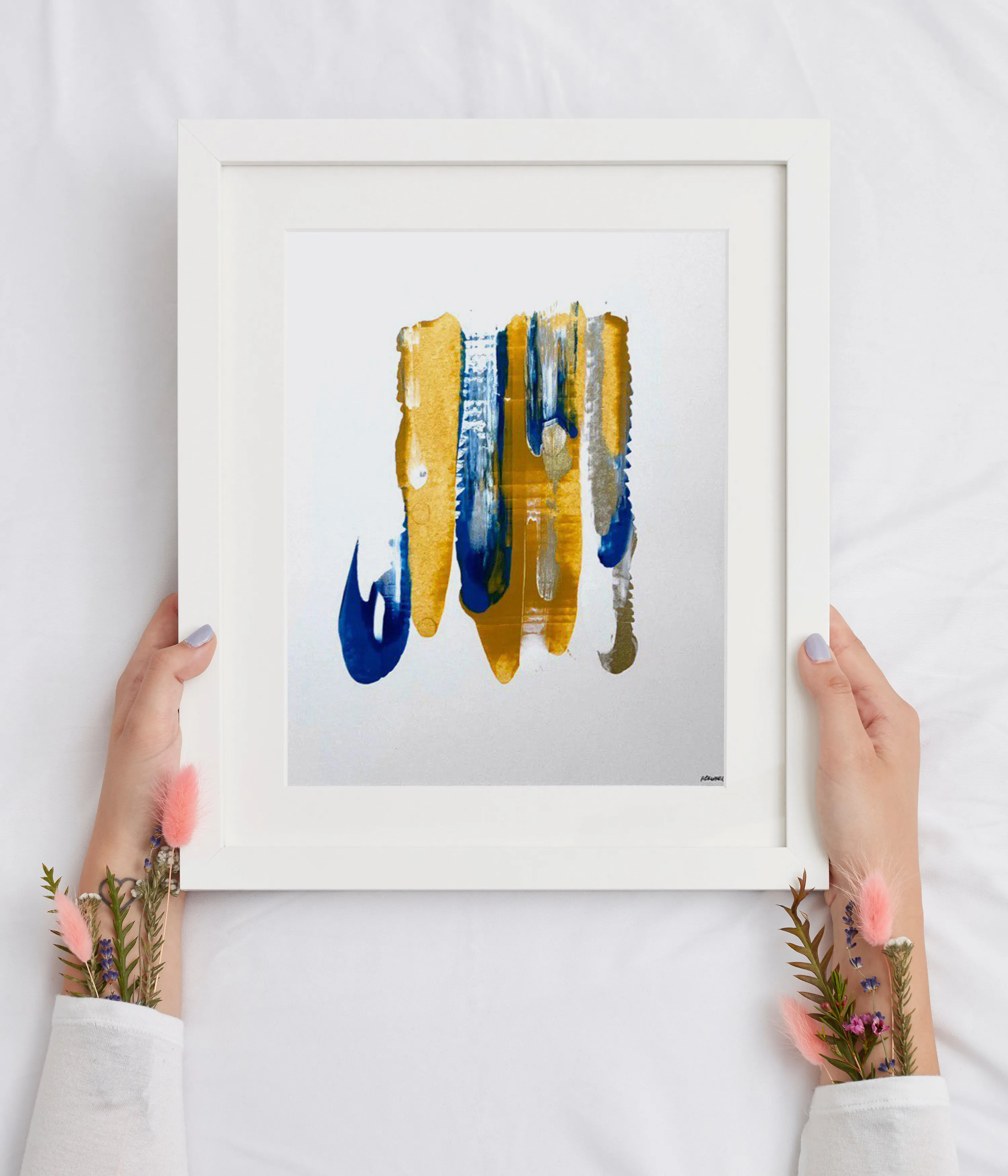Tulips Handmade Painting