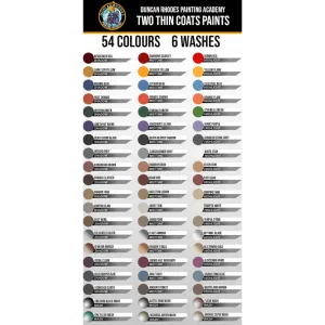 Two Thin Coats by Duncan Rhodes - Full Wave 1 set (60 colors)