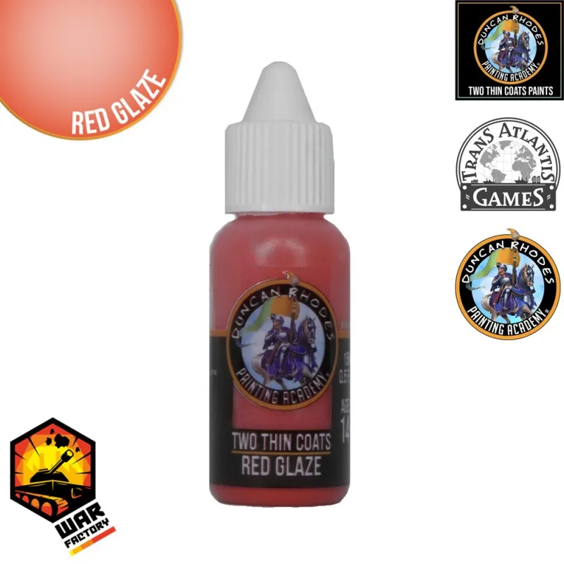 Two Thin Coats: Glaze – Red Glaze 15ml